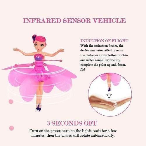 Magical Flying Fairy Doll with Hand Sensor Control