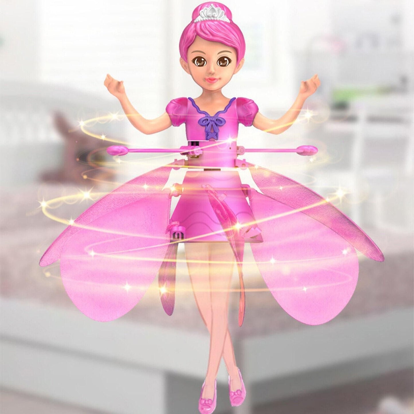 Magical Flying Fairy Doll with Hand Sensor Control