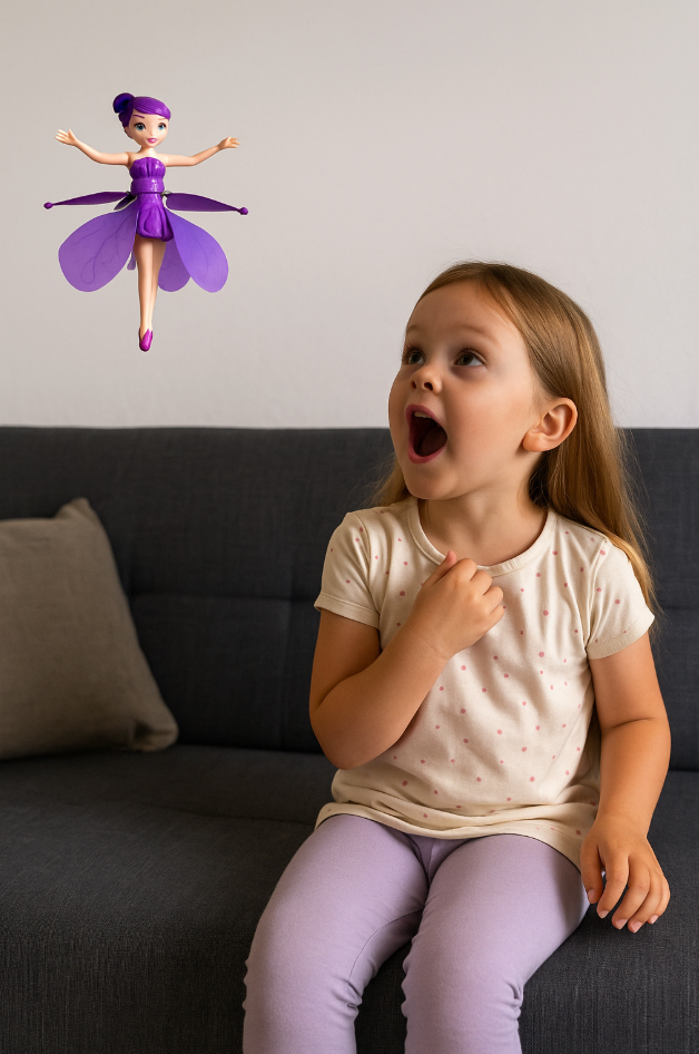 Magical Flying Fairy Doll with Hand Sensor Control